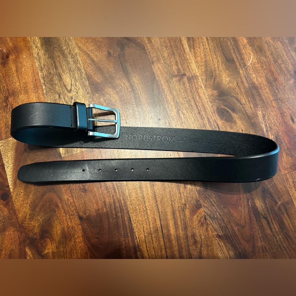 Nordstrom Black Leather Belt